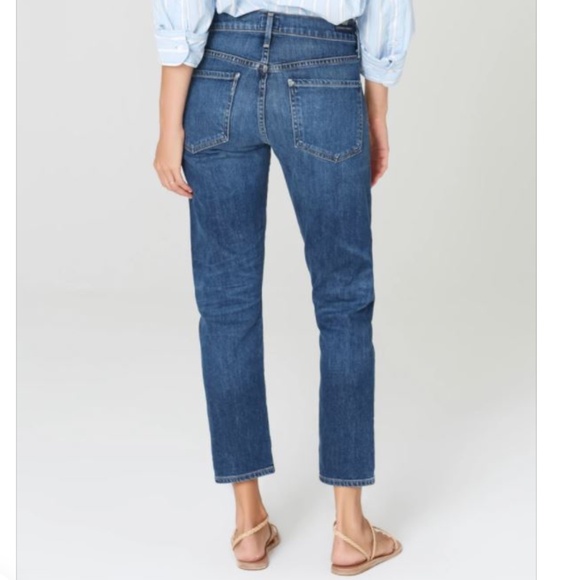 Citizens of Humanity Elsa Mid Rise Slim Fit Crop - New Moon Size 29 - Picture 2 of 15